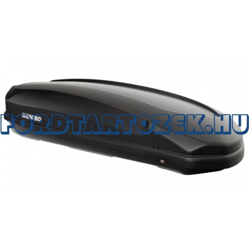 Menabo Satellite 600 matt fekete tetőbox, síbox