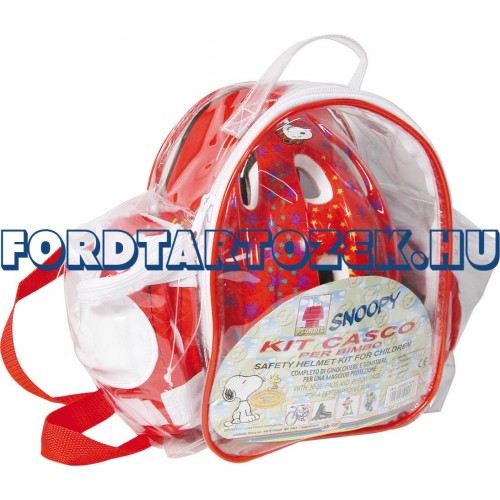 Snoopy gyermek kerékpáros szett piros