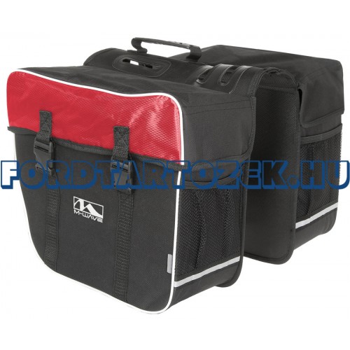 Kerékpáros túratáska M-Wave 2 részes - piros